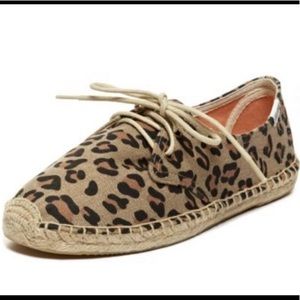 SOLUDAS Animal Print lace-up espadrilles FINAL PRICE MARKDOWN!